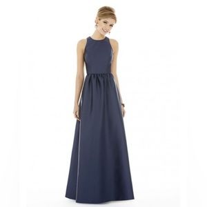 Alfred Sung D707 dress in Midnight Navy